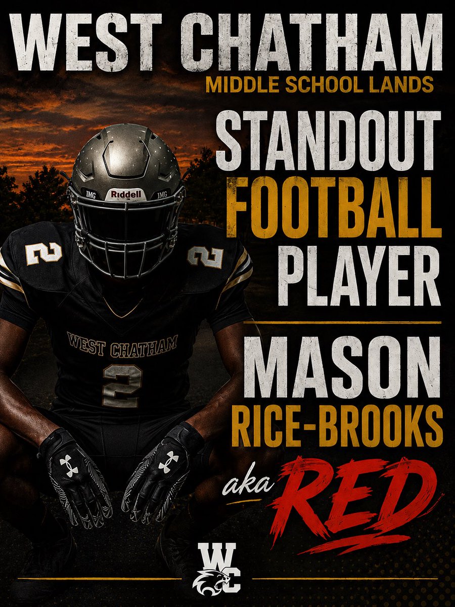 m1bfanpage's tweet photo. Breaking news 🚨🚨🚨5⭐️ Mason rice-brooks aka Red will be returning for his last  year at west Chatham football @247recruiting @247Sports @MaxPreps @MasonRicebooks @CSAPrepStar @PrepRedzone @305Sportss https://t.co/unil6Ya6Ec