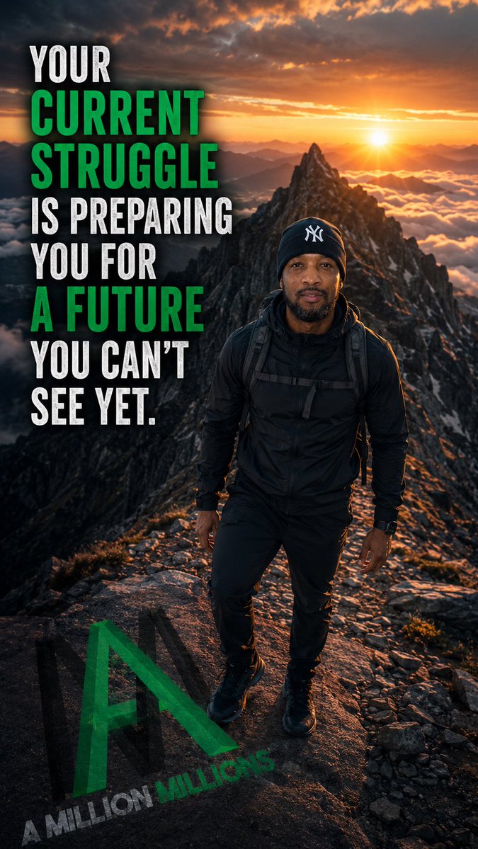 The_AMM_Company's tweet photo. The struggle isn’t here to break you.

It’s here to prepare you.

#Motivation #GrowthMindset #KeepGoing #Success #AMillionMillions https://t.co/WdXFAEFXtQ