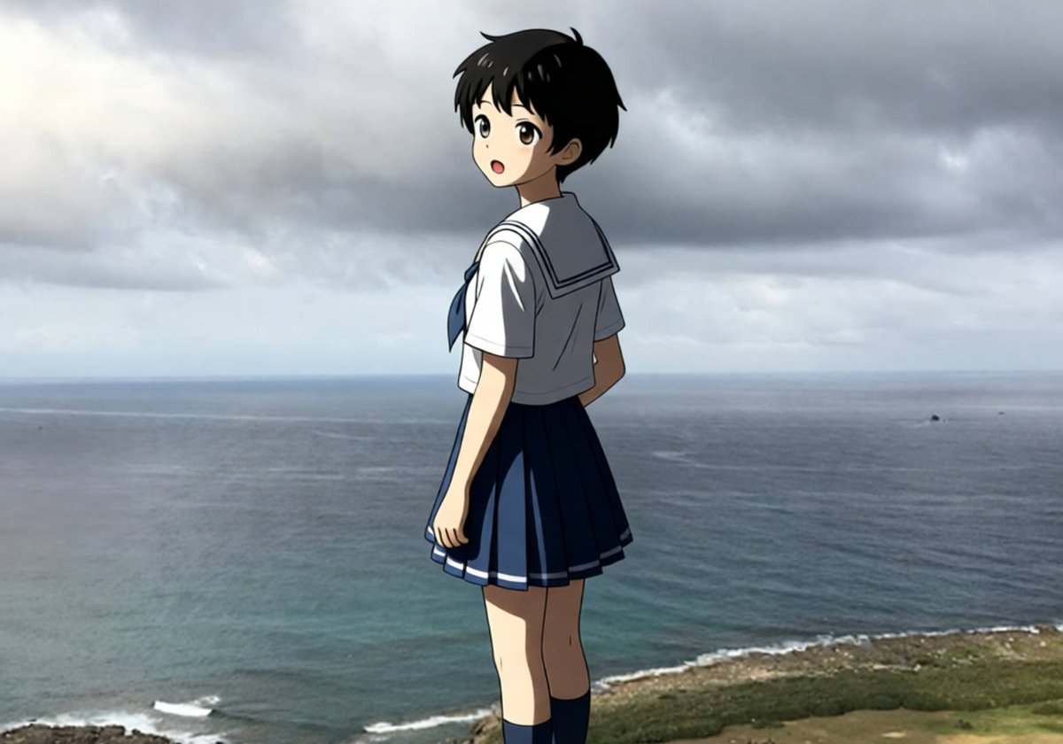 marble_walker's tweet photo. Miの旅/
目の前には広大な自然の景色が広がっているですね。広大な草原と海岸線が一望できる場所に立っているですね。
(AI imagined JQV,Google map apis,basePhoto:順興王) https://t.co/euAqdkGrMT