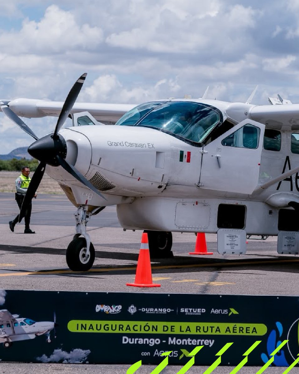 FlyAerus's tweet photo. ¡Oficialmente inaugurada! Así se vivió el corte de listón de nuestra nueva ruta Monterrey ⇄ Durango. ✈️✨
Gracias a todos los que nos acompañaron en este día tan importante para la conectividad regional del país. El norte sigue creciendo con Aerus. https://t.co/RpDLb4vPdJ