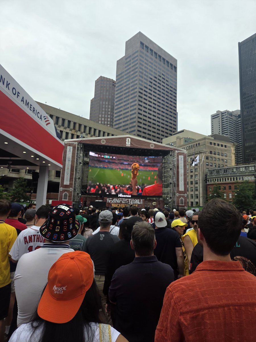 Northeastern's tweet photo. From games to watch parties and fan fests, our Huskies are making the most of World Cup 2026 ⚽🐾 https://t.co/n0boOH3BKD