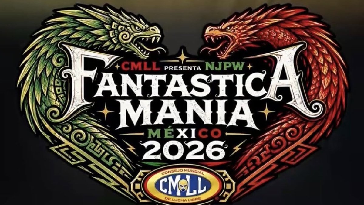 myaewofficial's tweet photo. BREAKING NEWS: CMLL Presenta NJPW Fantastica Mania Mexico 2026 will be available for purchase on #MyAEW on pay-per-view for $9.99 USD.

See the action from Arena Mexico LIVE with English commentary!
 
https://t.co/enw7dD6Uad https://t.co/8Lay3dIkwS