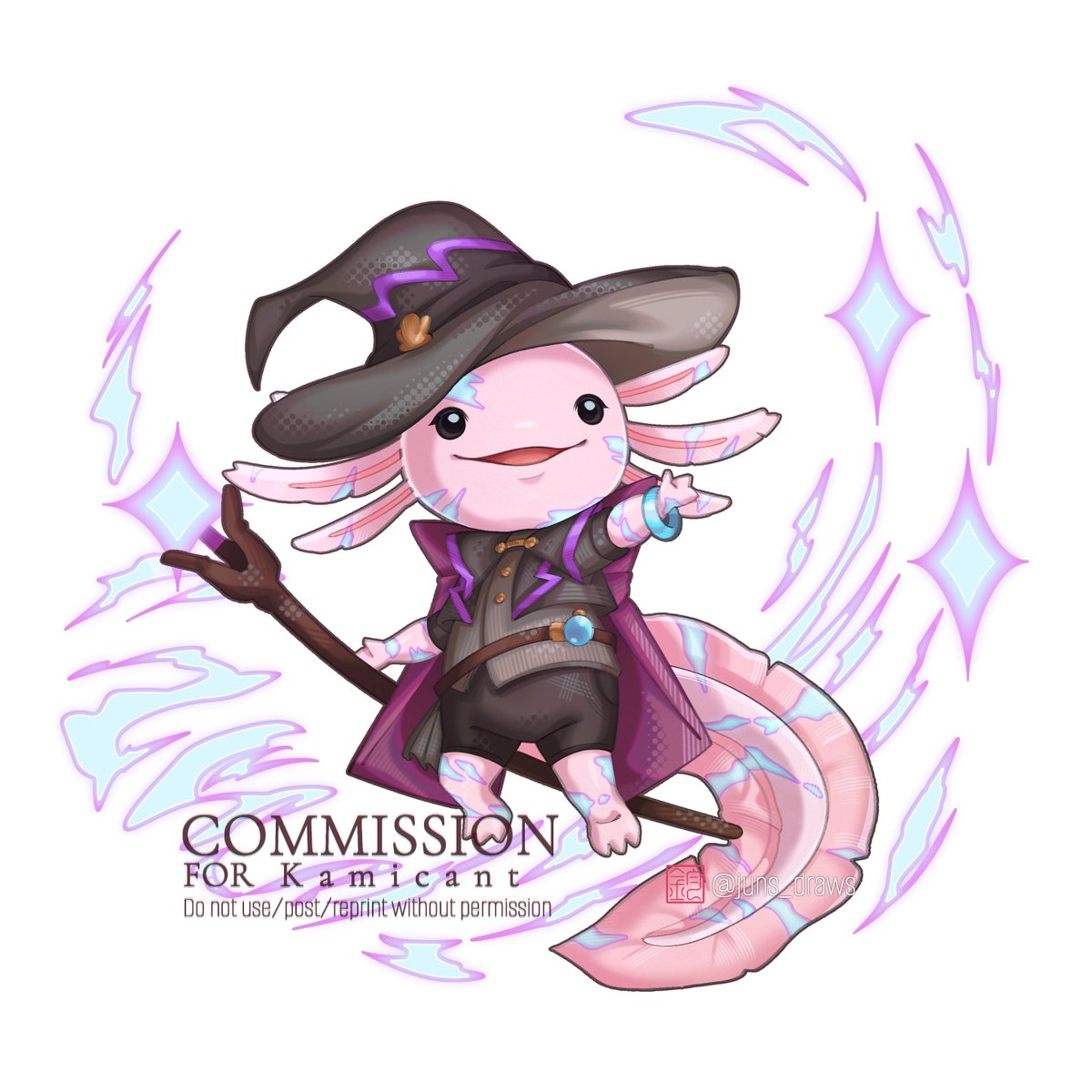 Juns_Draws's tweet photo. Axolotl chibi art! Thanks to Kamicant for commissioning me again!

Tags: #illustration #digitalart #commission #art #chibi https://t.co/IwsVAggcSp