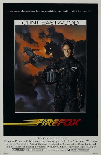 landofthe80s's tweet photo. "Firefox" starring Clint Eastwood was released in theatres today in 1982.  

BITE-SIZED FACT | Produced and directed by Eastwood himself, the film is particularly famous for its pioneering use of bluescreen photography. https://t.co/ZGhmpmxky3