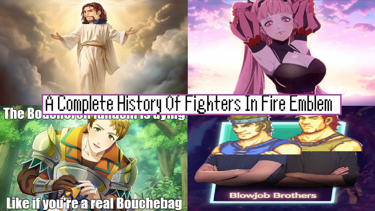 fe_paint's tweet photo. A Complete History Of Fighters/Warriors/Grapplers In Fire Emblem

The only thing bigger than their muscles is their axe- and the fighter class has had a surprisingly interesting history in the series, and I wanted to take a look through it.

Link Below: https://t.co/mjJ7ZJIU88