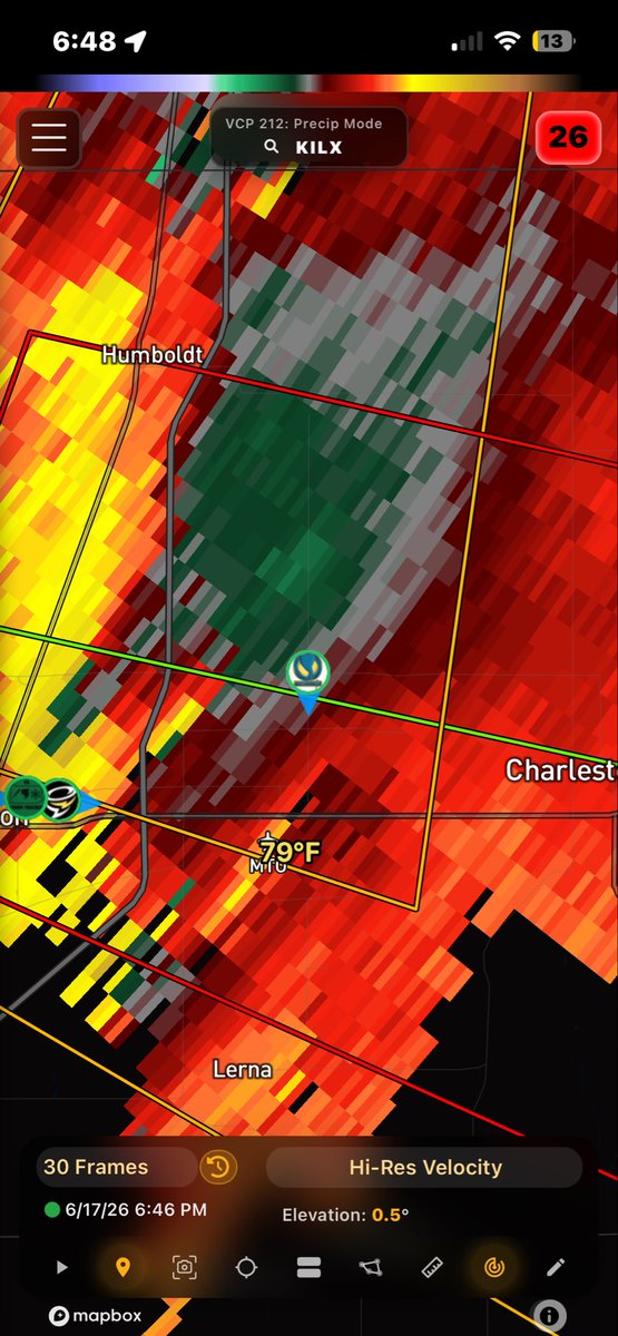 FWS_WX's tweet photo. LARGE WEDGE TORNADO ON THE GROUND HEADING TOWARDS CHARLESTON, IL! If you are in this Warning TAKE COVER NOW! https://t.co/liFFRGEovm