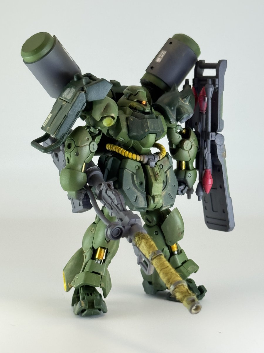 828eleven's tweet photo. GUNDAM ARTIFACT
ギラ・ドーガ重装備型
完成しました✨
制作コンセプトは一般の仕様にはない重装備型で
バックパックとランゲ・ブルーノ砲をそれっぽく自作し楽しめました😽
#ガンダムアーティファクト #GUNDAMARTIFACT https://t.co/SbS1mcKmJG