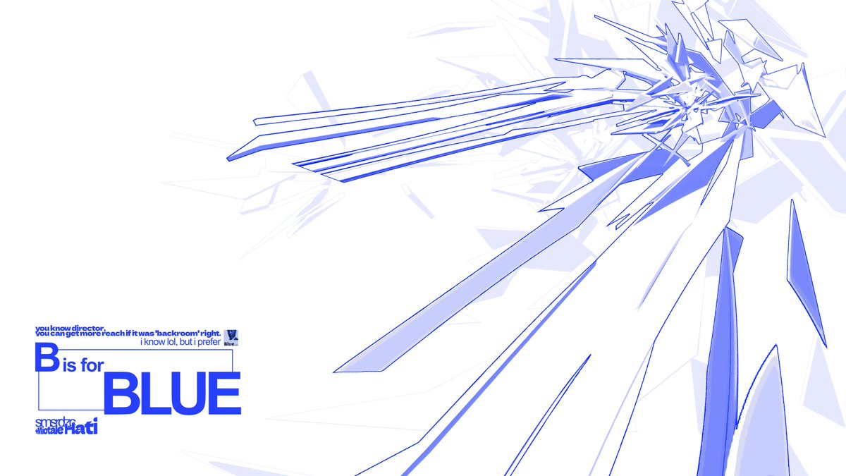 atashisamasora's tweet photo. B is for Blue https://t.co/fsXUXsH9Pp