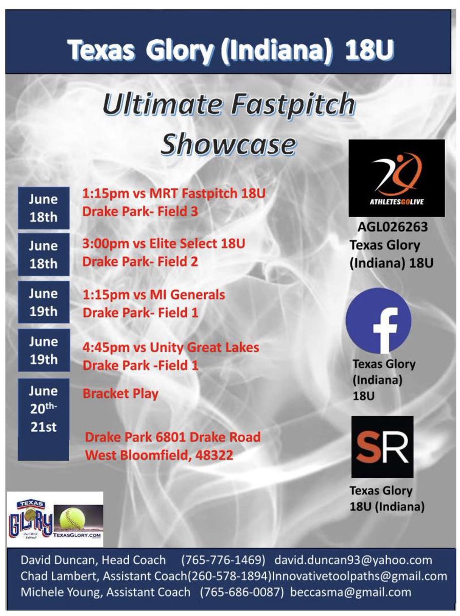 JoleeHawkins's tweet photo. Come see me and my teammates  at Ultimate Fetpitch Showcase in Michigan!! @18uGlory https://t.co/hmkBFe5B4p