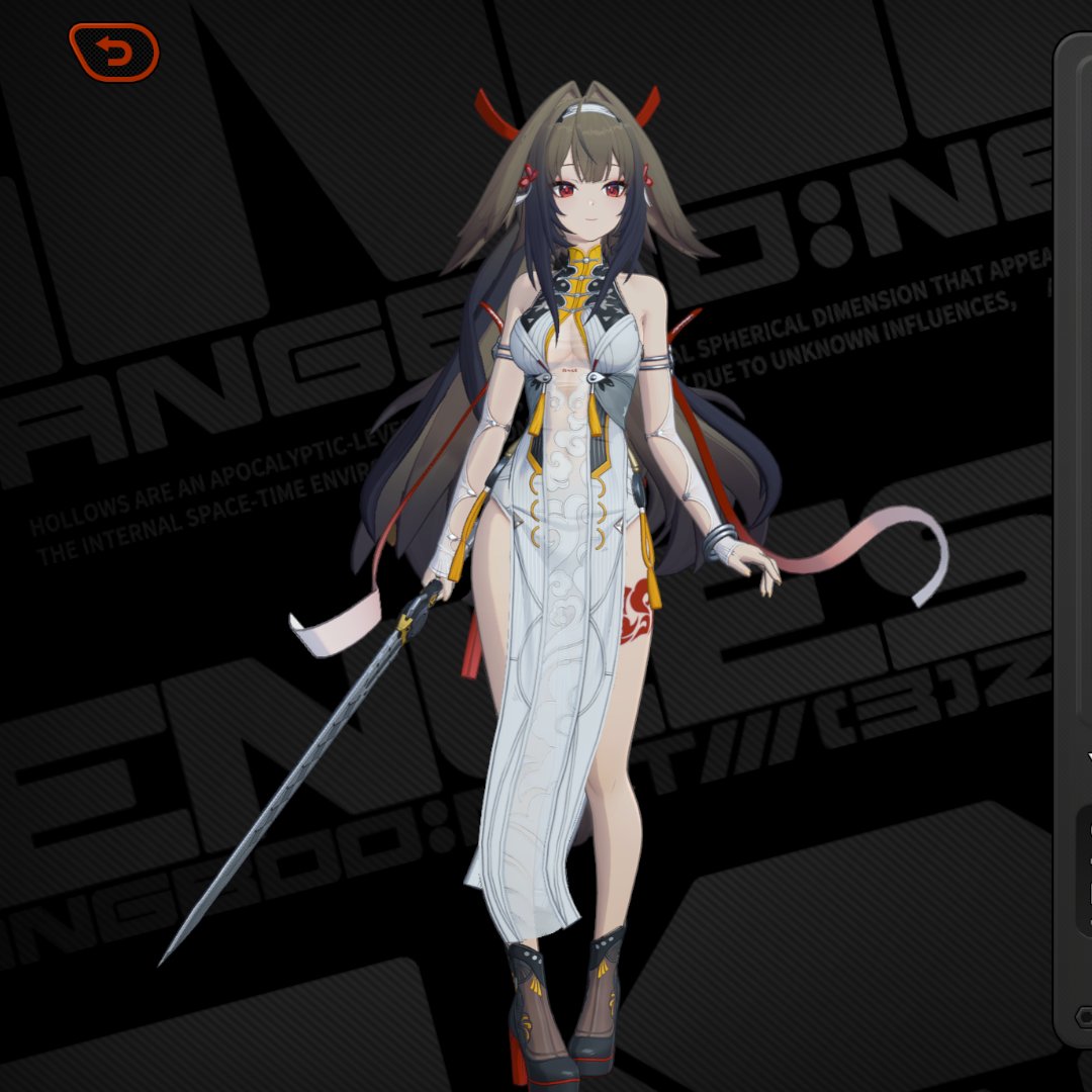 Katzedan's tweet photo. why the f is her paid costume less revealing than her standard one? do Mihoyo hates money that much? xD https://t.co/7dctSdZ35C