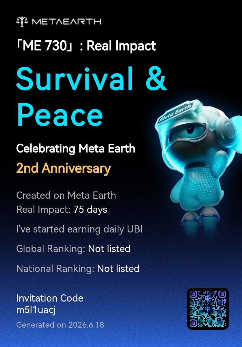 rouf_eju's tweet photo. 「ME 730」: Real Impact I’ve started earning daily unconditional basic Income and helping more people do the same. Create your impact with us and win up to $20,000 in rewards! Join here:... Read more:
https://t.co/XbfzRoXoXI https://t.co/Or14WD8Q3D