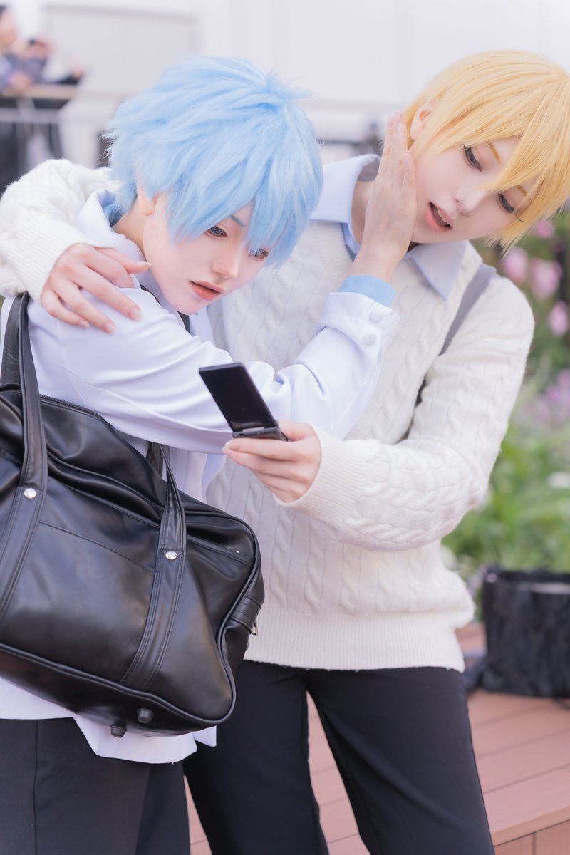 1231x0621's tweet photo. コスプレ ✴︎ cosplay
黒子のバスケ
黄瀬涼太 ✴︎ 黒子テツヤ

近いです黄瀬君😡

Photo: @yuzuji https://t.co/JWRimDGve7