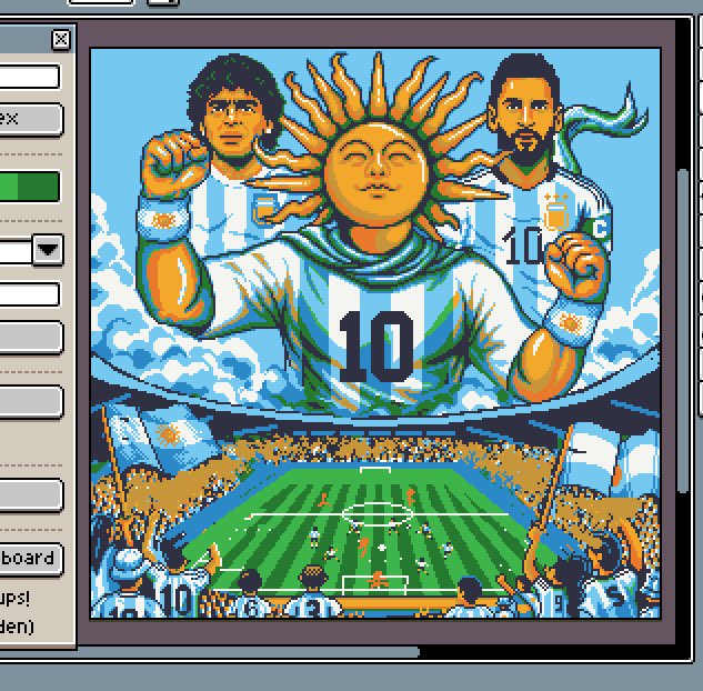bloomspn's tweet photo. Day 1043

Vamos Argentina⚽️🪽

This time, i change the layout of the stadium and ask team to add details. Thank you guys🥹🫂 

great teamwork!🏆

Open mint at @basepaint_xyz 
from the link below

The sketch      VS     The final https://t.co/ERlIEufifA