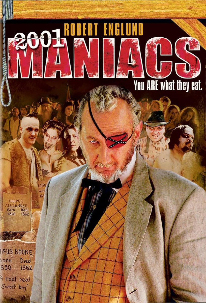 screamenstein's tweet photo. Now Watching: 2001 Maniacs(2005) #horrorcommunity #horrorfam #mutantfam #horrortwt https://t.co/utmzm5Qpy2
