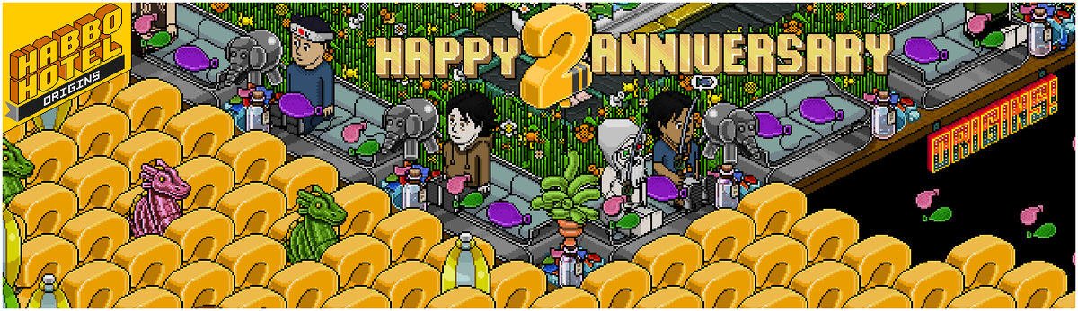 SanceHabbo's tweet photo. Happy 2nd anniversary @HabboOrigins!!

Today marks two years since many of us returned to our childhood and adolescence 🥰 https://t.co/lfsmL37UeI