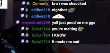 DonutUnion's tweet photo. the ratio of followers to chat speed is painfully palpable i dont think anybody gaf what u think goonbait https://t.co/3ZLPdN02VC