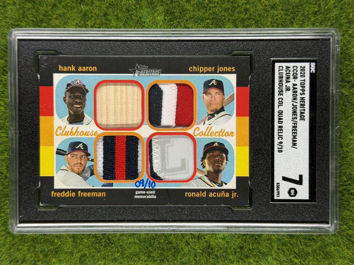 Nick_RAJ13's tweet photo. Last of the night! Thank you all. 

Braves Greats. Hand numbered /10

$750 obo

Take with the word take.
Stack until 6/26! https://t.co/l1mpwQo0lQ