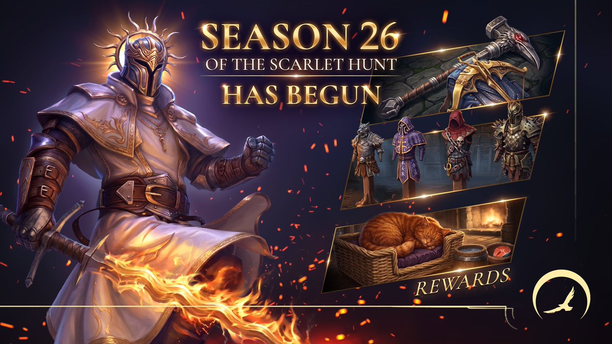 grimsoulgame's tweet photo. 💥Season 26 of the Scarlet Hunt has begun!

Among those who share this post and leave a comment, we will raffle off 5 Grandmaster Codes for the current season. To participate, simply share this post and leave your in-game ID in the comments.

🍀May fortune favor the strongest. https://t.co/lXrPFSk9tH