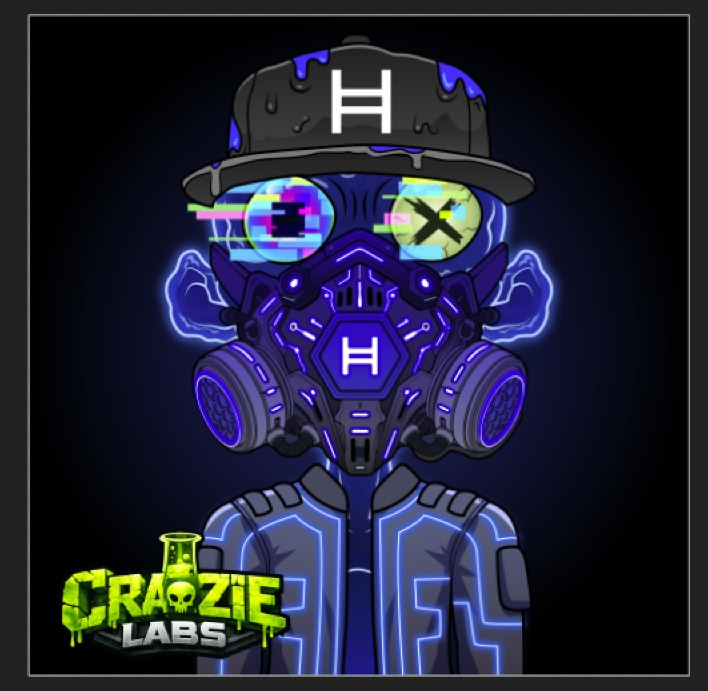 Crazielabs's tweet photo. Good morning #Hedera #Fam ☕️

A tribute skin for all the #Hedera #Degens 👀

This transparency skin from @Level9labs is #Crazie good on our backgrounds. 

We're not rushing to our mutants with some line art, we're bringing something fresh to the #Hedera #Community 

#Weregettingclose #Devisbackcoding #Staking #liquidityPools #ICO