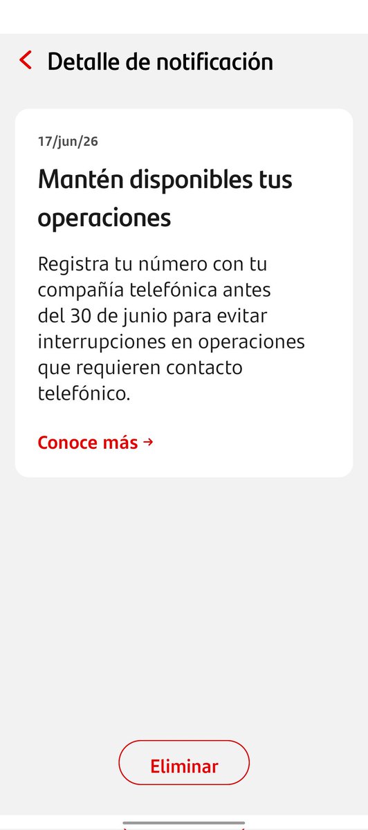 GeRaSa1978's tweet photo. Oye @SantanderMx y si no quiero registrar mi número, por qué sugieres que lo haga? 
Acaso habrá alguna limitante si no lo hago? 
Porque no me voy a registrar, entiendan... 
#NoAlRegistroTeléfonico https://t.co/o3mBR2lkeY
