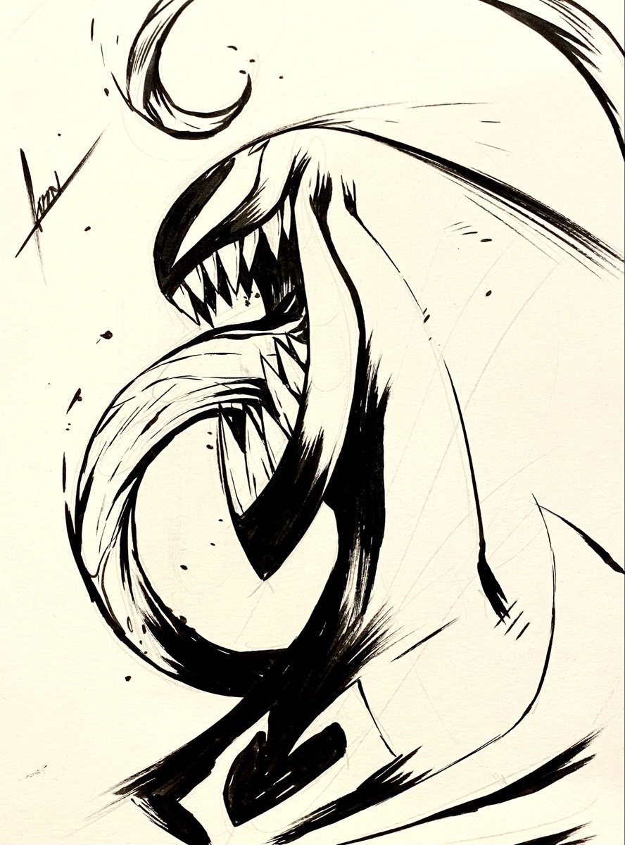 colorreaper's tweet photo. Venom giveaway sketch from #combobreaker 2026.

#venom #marvel https://t.co/pwswuCAHq0