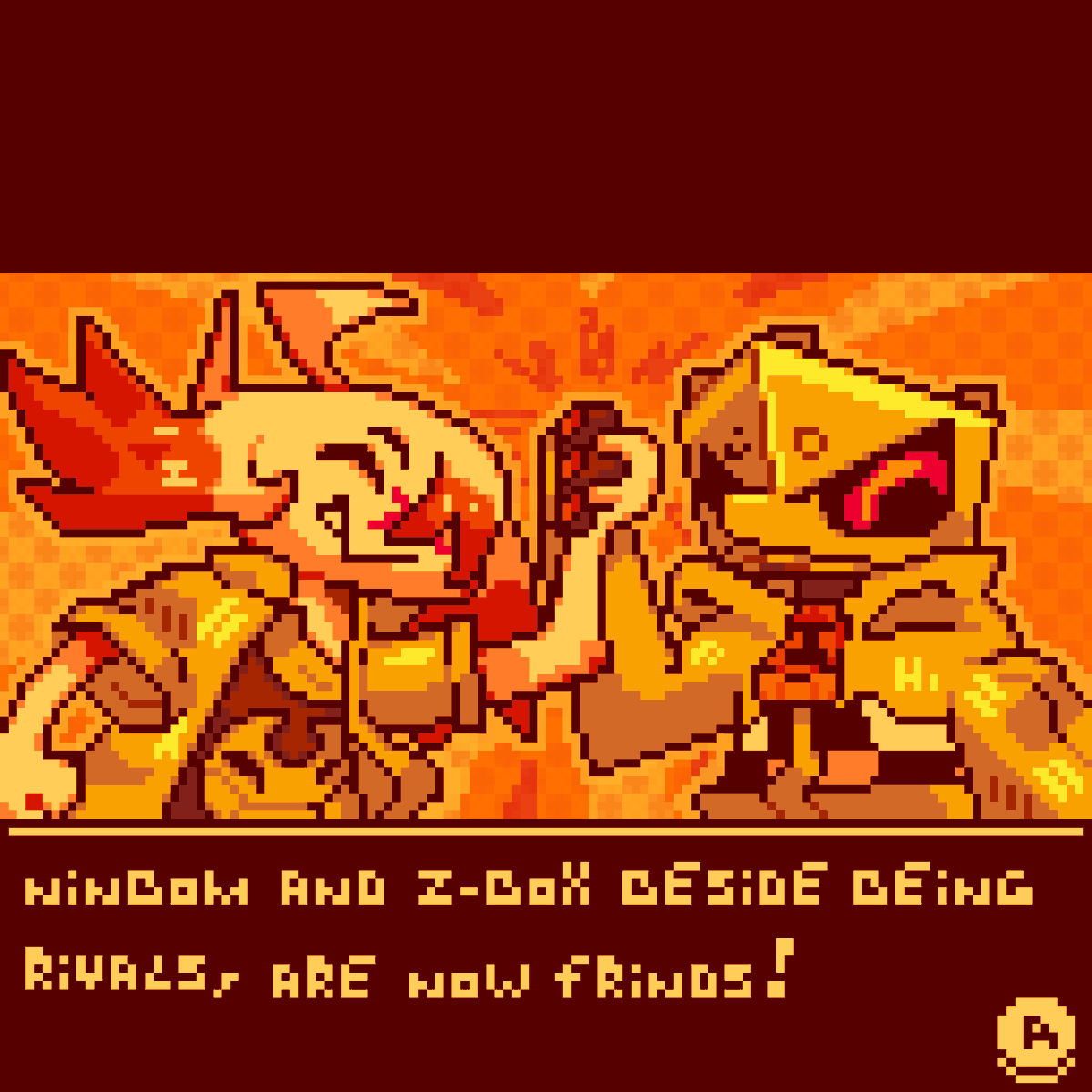 Gekkupng's tweet photo. Friendly rivals? https://t.co/GgHpHmElve