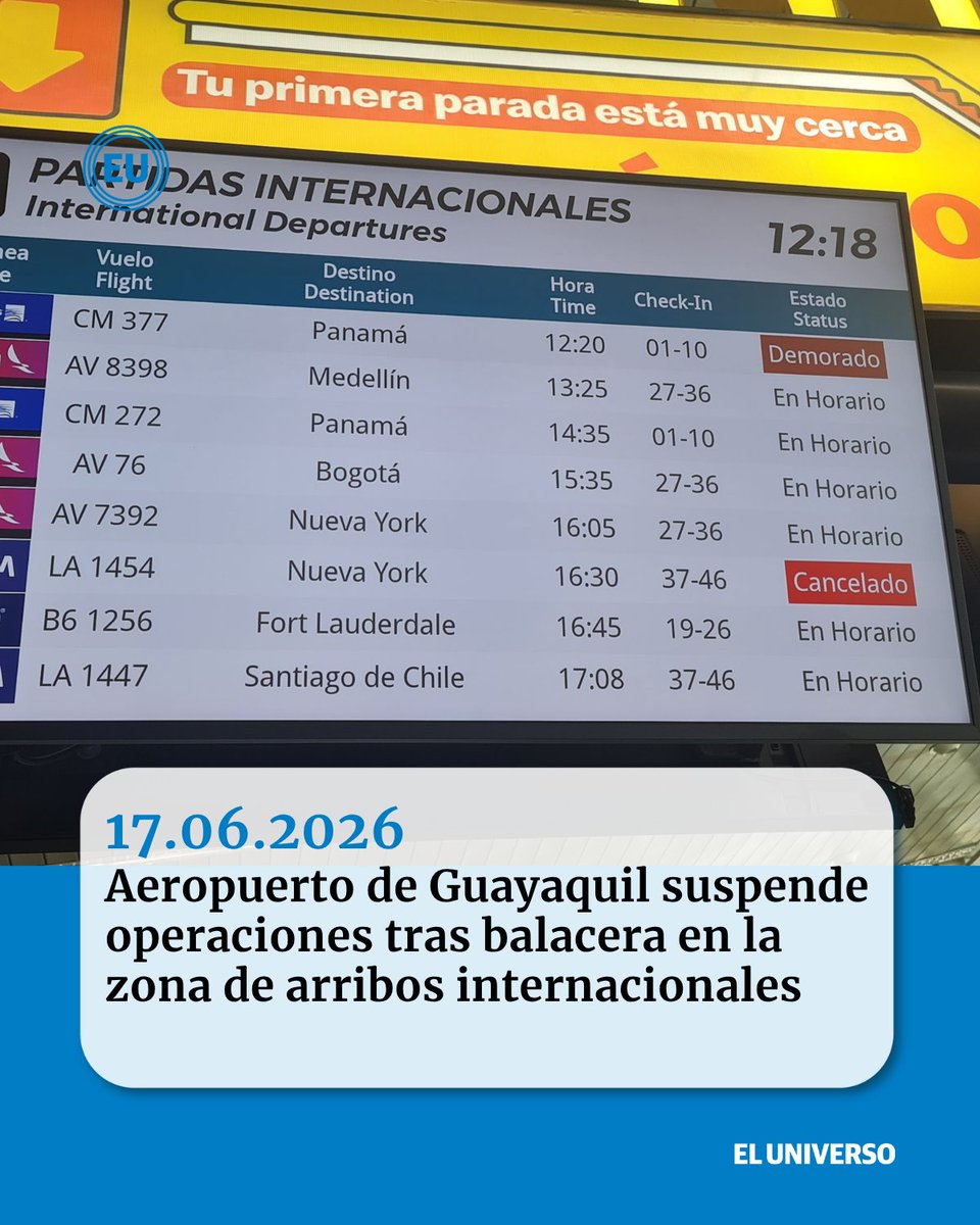 eluniversocom's tweet photo. Las autoridades activaron protocolos de seguridad y suspendieron temporalmente las operaciones aeroportuarias. https://t.co/yhtMXxt82c https://t.co/VI4iCKV4Wl