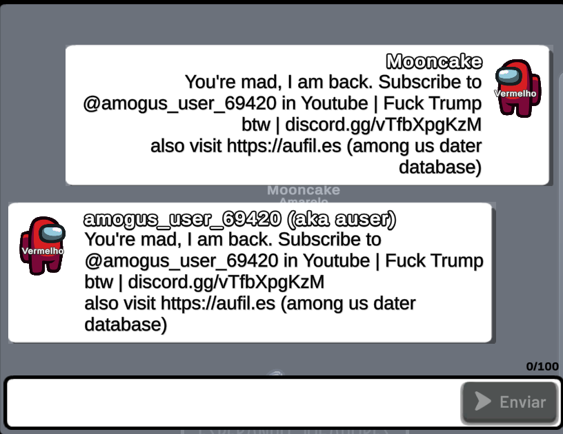 MkPoca's tweet photo. Hi @AmongUsGame, this player keeps joining and instantly crashing every lobby I create. I’ve made 5+ rooms already and they entered every single one almost immediately. This seems like hacking/exploiting and makes the game impossible to play. Please look into it.
server america https://t.co/GSC9AJMJeo