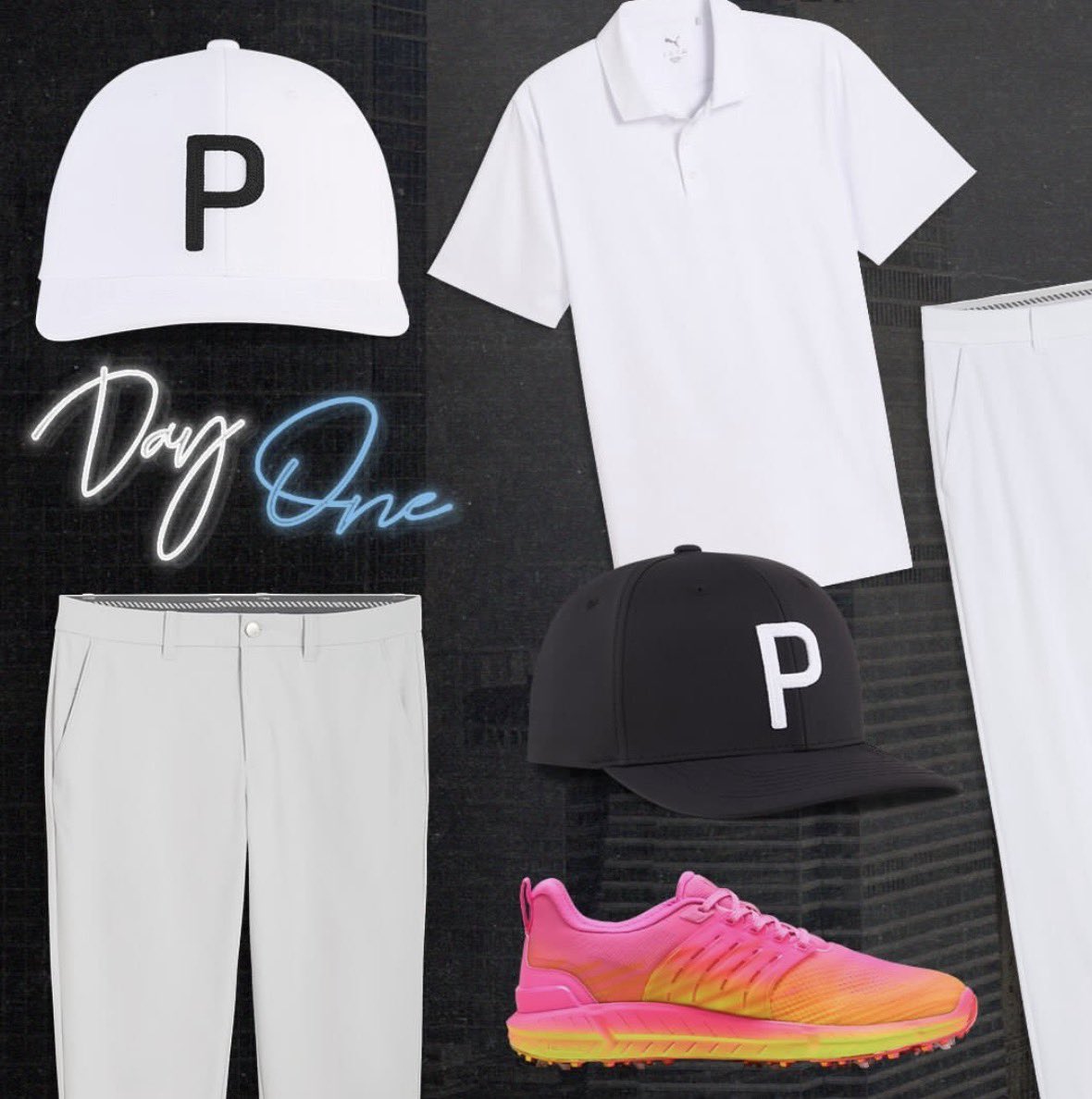 Rickie_Tracker's tweet photo. Scripting this week for Rickie Fowler. 👕🧢👀

@PUMAGolf https://t.co/RiSNnmqhiz