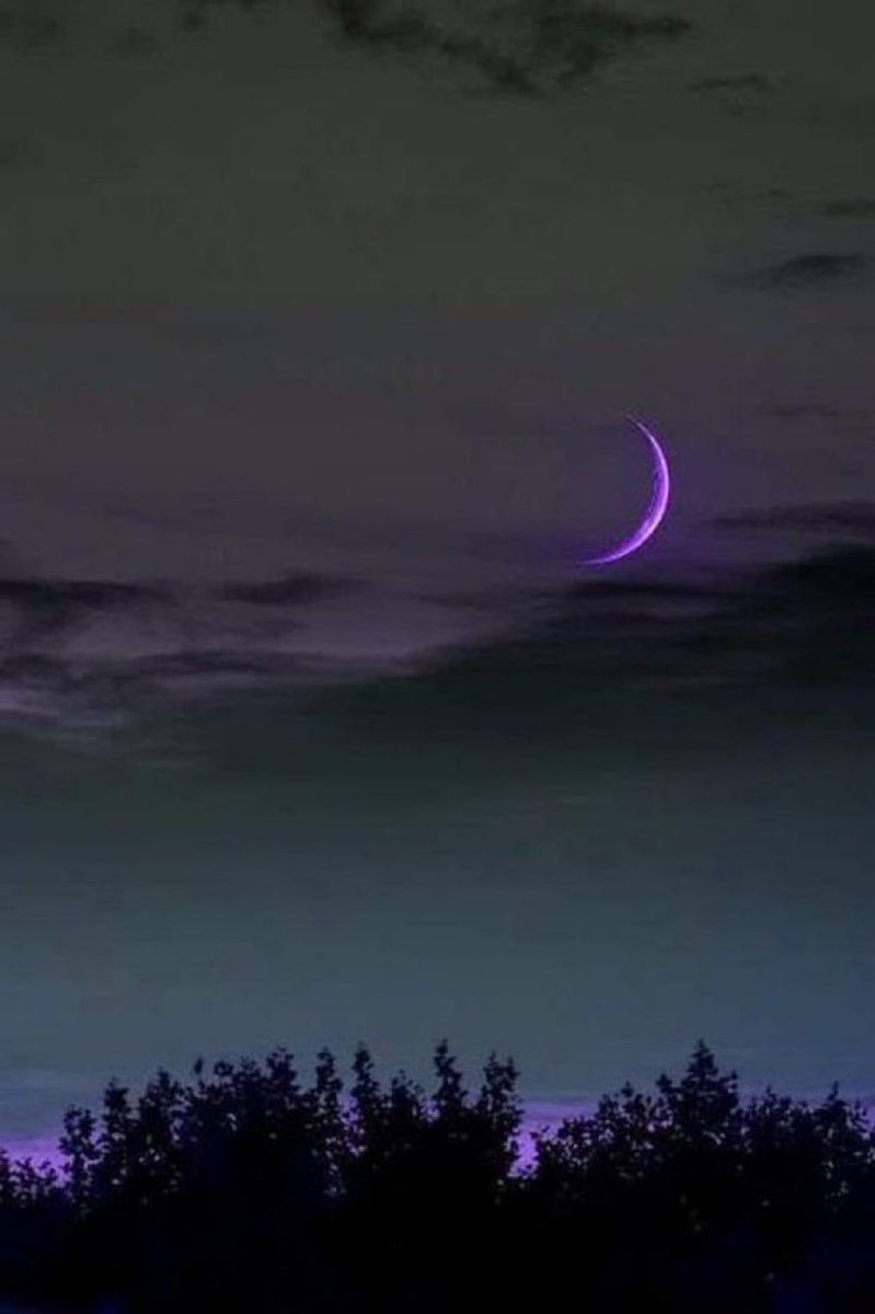 M1ONLOVER's tweet photo. Purple Moon https://t.co/NB93Mzh0BG