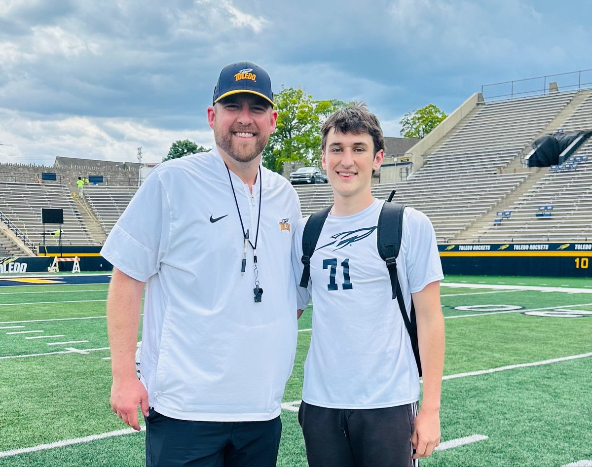 DeclanGregor15's tweet photo. Had a great camp at Toledo. I had an awesome time competing and learning from the coaches.

@CoachHoover9 
@CoachMattUlrich https://t.co/y72bGN0ECv