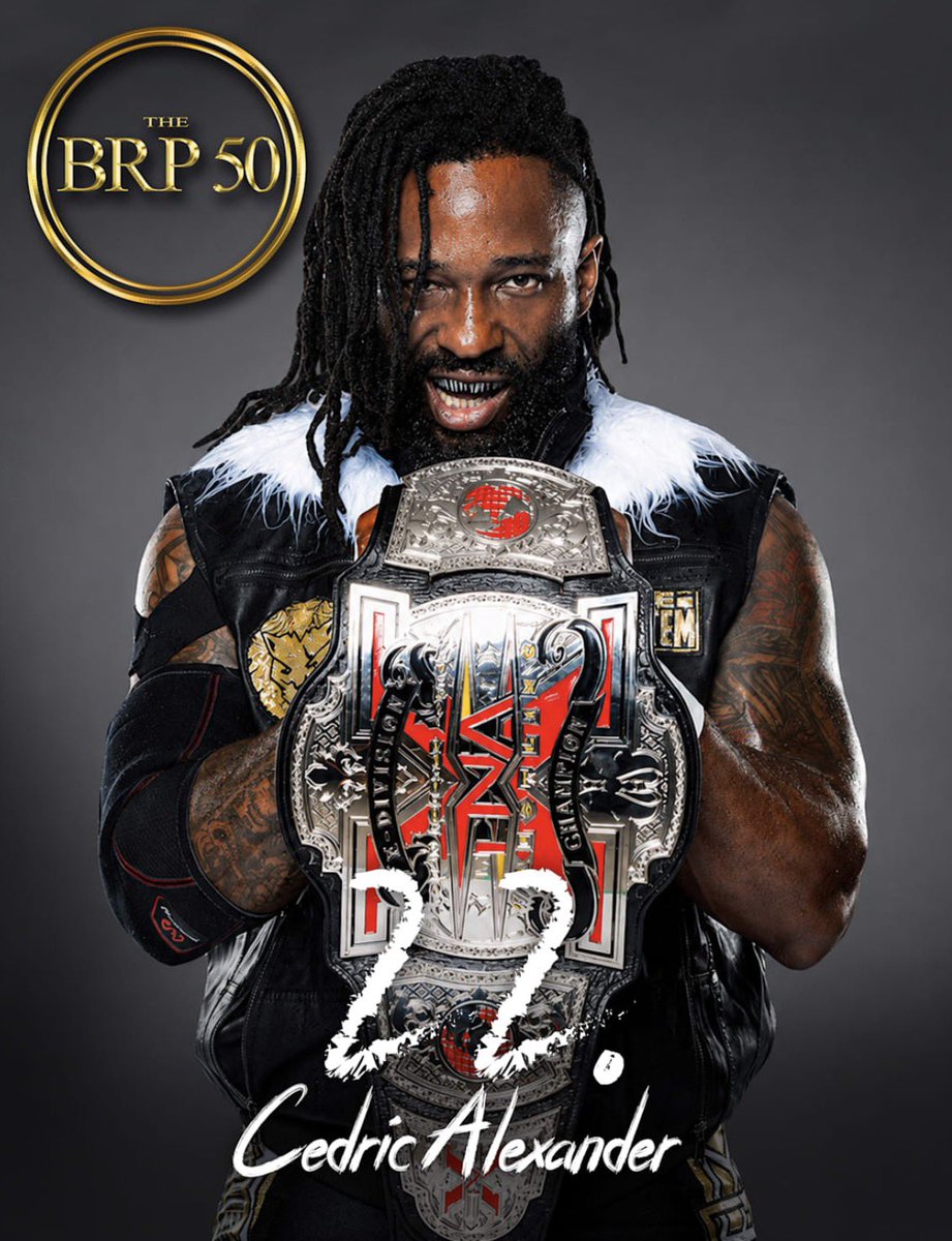 blackrasslin's tweet photo. #BRP50 cont. 

25. Michael Oku (The OJMO) @TheOJMO 

24. Lash Legend @lashlegendwwe 

23. Rhio @rhio_wrestler 

22. Cedric Alexander @CedricAlexander https://t.co/qZmk93Kz6Z