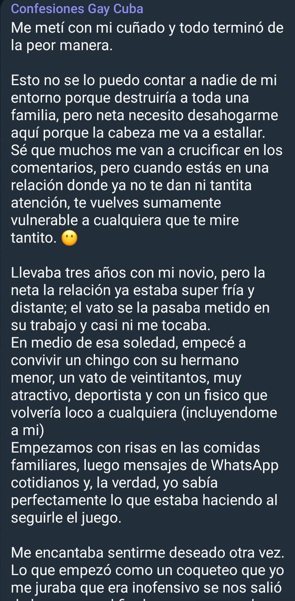 Confesiones Gay Cuba tweet media