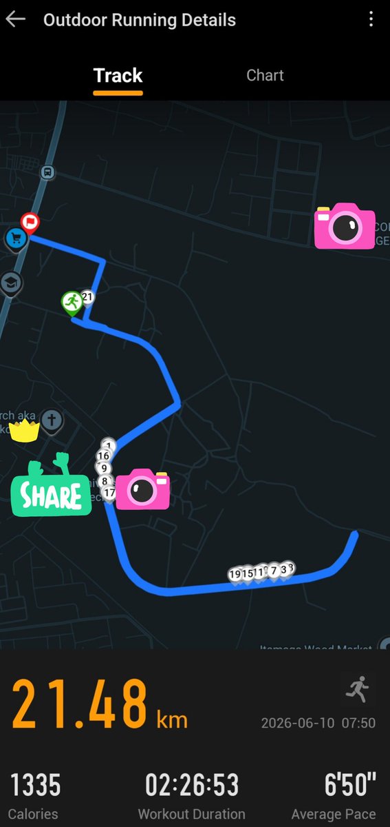 _silentdeeds's tweet photo. My first 21km half marathon, first of many till 42km is achieved, at some point I noticed my heart and lungs were like 'na you sabi wetin you dey do,let's see if he's leg can continue'.because they acted as if they were not bothered. https://t.co/7svoDL8YNe