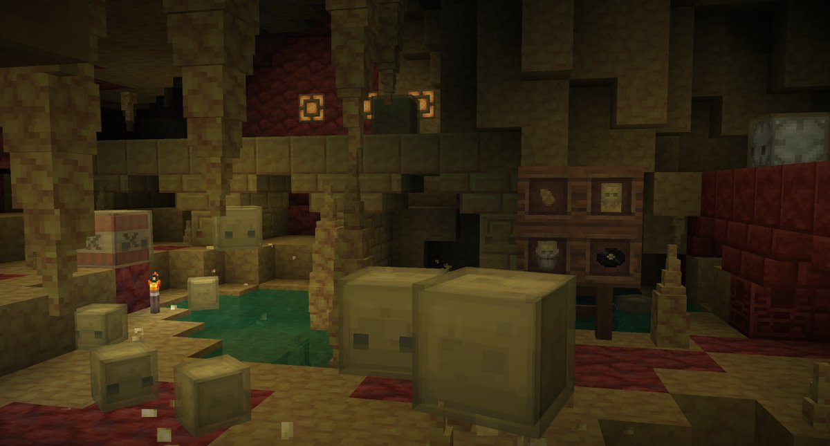 NovaWostra's tweet photo. Updated Pixel Perfection to have the new sulfur cave textures, new bed and sign models, some small update to sculk stuff and birch leaves changing from yellow to green in preparation for the Dappled Forest coming next drop https://t.co/f0ixd09i1w