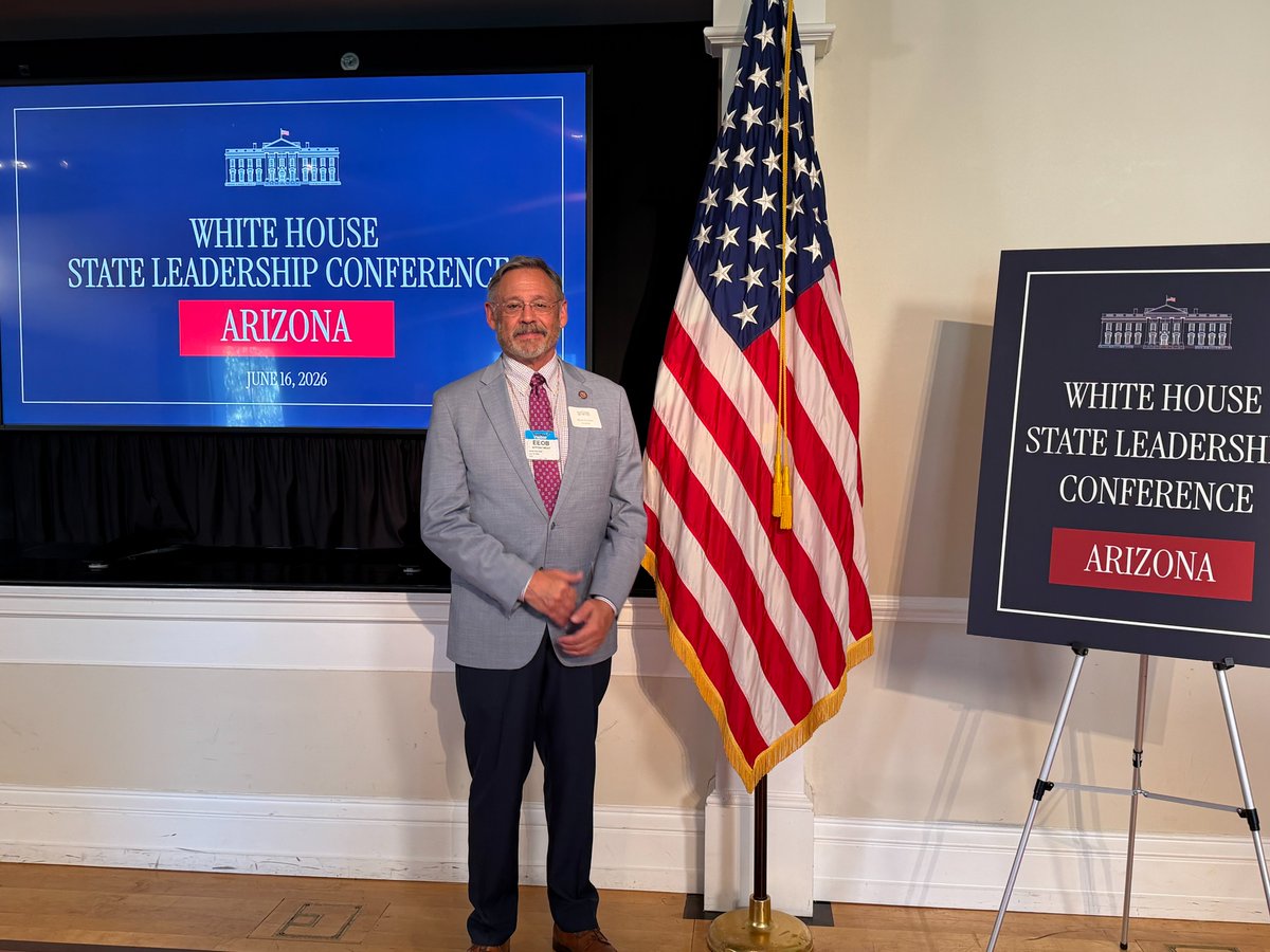RealMarkFinchem's tweet photo. Key Members of the Arizona Senate and House met with Trump Administration policy advisors and the Secretaries of the Interior, Energy, Health and EPA Administrator Lee Zeldin. We got a summary of wins over the last 9 months and plans for the next 18 months. America's Golden Age is in full swing. Touring DC, I saw a city that did not resemble what it did on inauguration day, so much cleaner and in good repair. Amazing! 🇺🇸