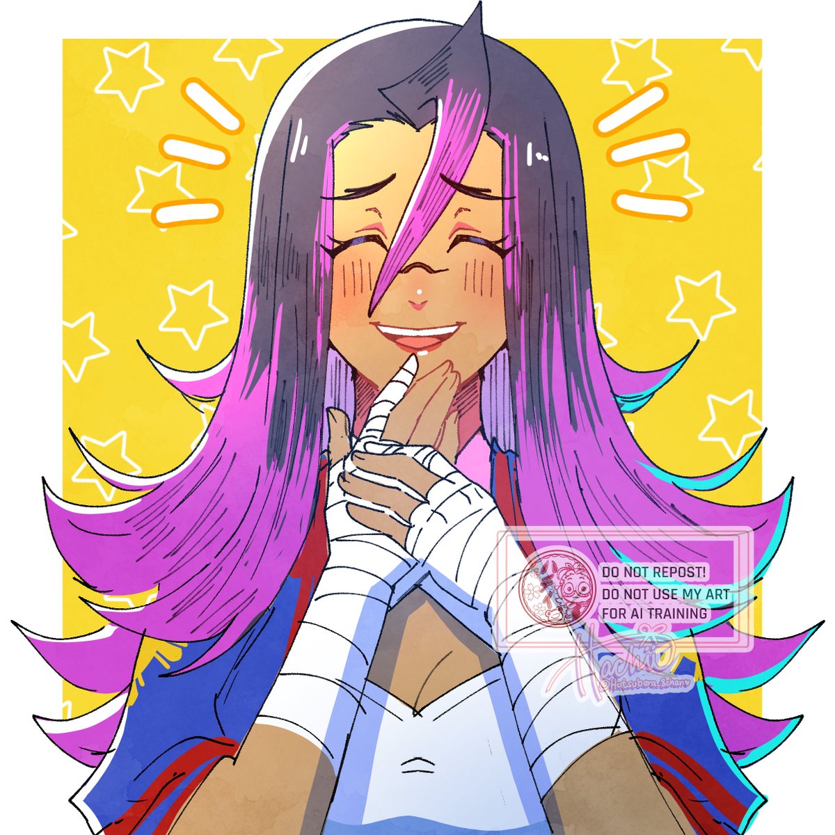 Hatsubara_8chan's tweet photo. Yasmine with her hair down! A sketch ✨💖💖💖

#格ゲーキャラ描こうぜ 
#StreetFighter6 https://t.co/EhF0A68jlH