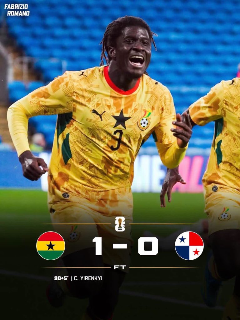 FIL_PRO89's tweet photo. God is a Ghanaian 🇬🇭 🙌

#Ghana #Panama #FIFAWorldCup2026 https://t.co/jdSSJfNgQZ