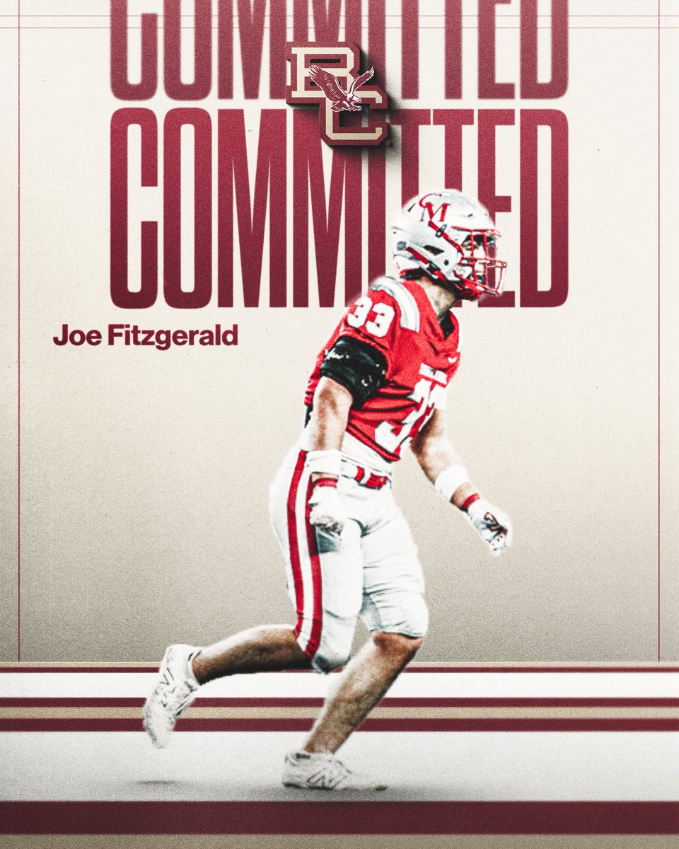 JoeFitz2626's tweet photo. 100% committed!!! 🦅@BCFootball 
@FBCoachOB @Coach_JDiBiaso @CoachTedRoof @titopasqualoni @MButlerBCFB @therealkwat @julianrowecohen @CoachThurin @BCEagleInsider @BC_Recruiting @TomLoy247 @TheUCReport @ChadSimmons_ https://t.co/EtMcXL40Oi
