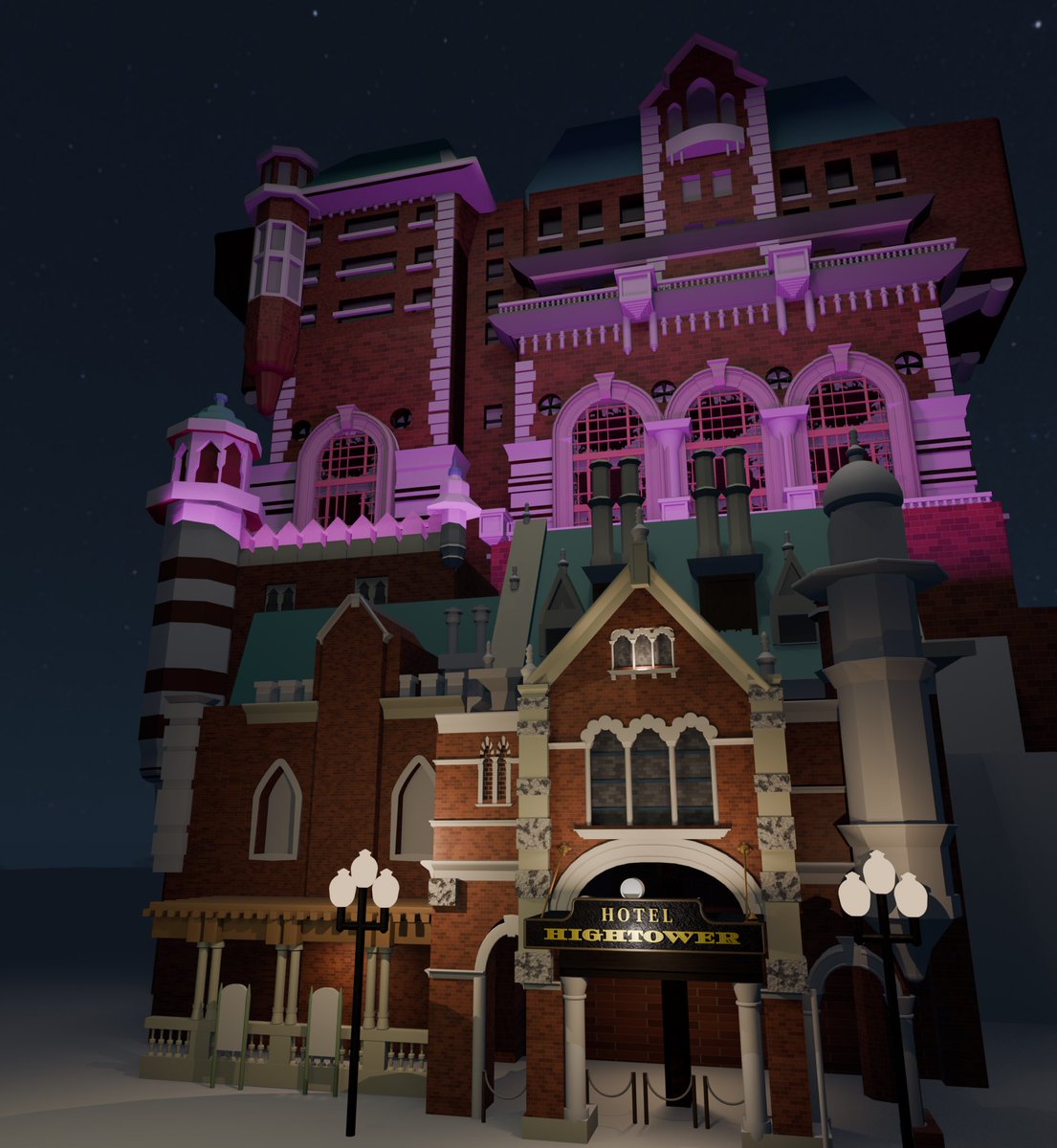 q1_2l's tweet photo. blenderでタワテラ作りました
#blender  #b3d  #高校生 https://t.co/5vSUxsKKg6