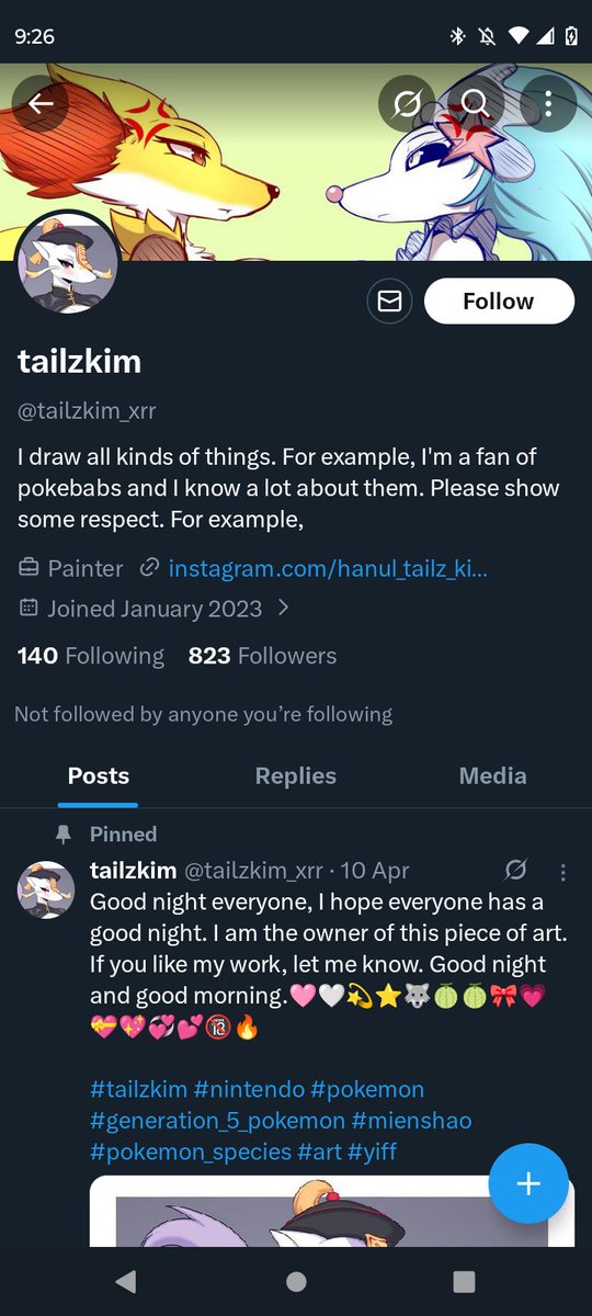 correnue's tweet photo. @Tailz_Kim Just letting you know there are some people impersonating you https://t.co/2sY1xOiN7l