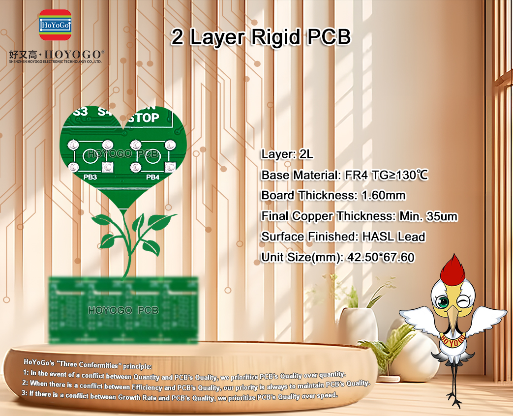 RayHe14's tweet photo. #PCBProducts
#2Layer #FR4 TG≥130℃ #HASLLead
Board Thickness: 1.60mm
Final Copper Thickness: Min. #35um
Unit Size(mm): 42.50*67.60
HOYOGO Website: https://t.co/C2vYPKBwww
#PCBfactory #PCBmanufacturer #PCB #SMT #PCBA #PCBsupplier #AluminumPCB #HighTgPCB #HDI #FPC #HoYoGoPCB https://t.co/to4XG76y3Y