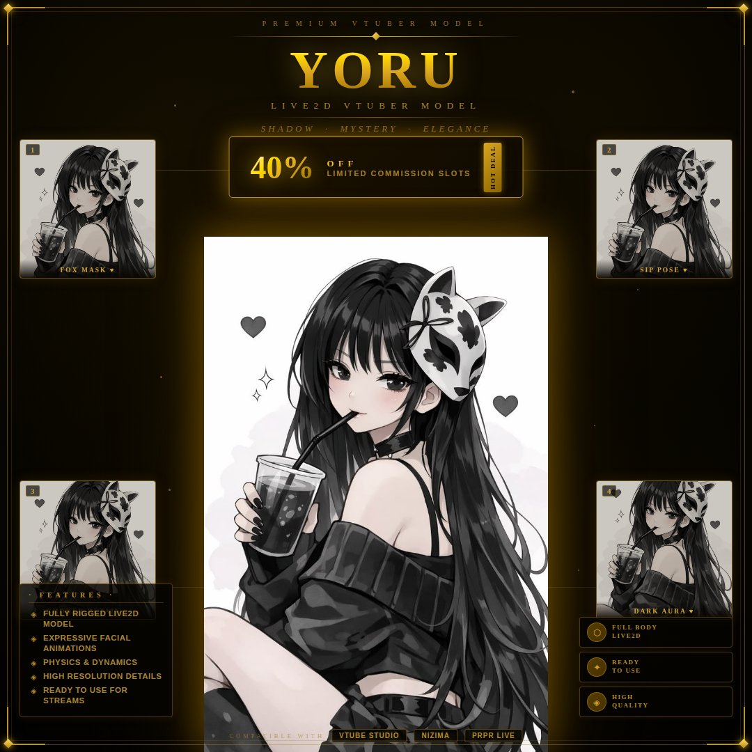 Elaria_kvyn's tweet photo. Get your 2D live customized model now!! ❤️
#vtuberdiscount #vtuber https://t.co/NqEFuP6e5C