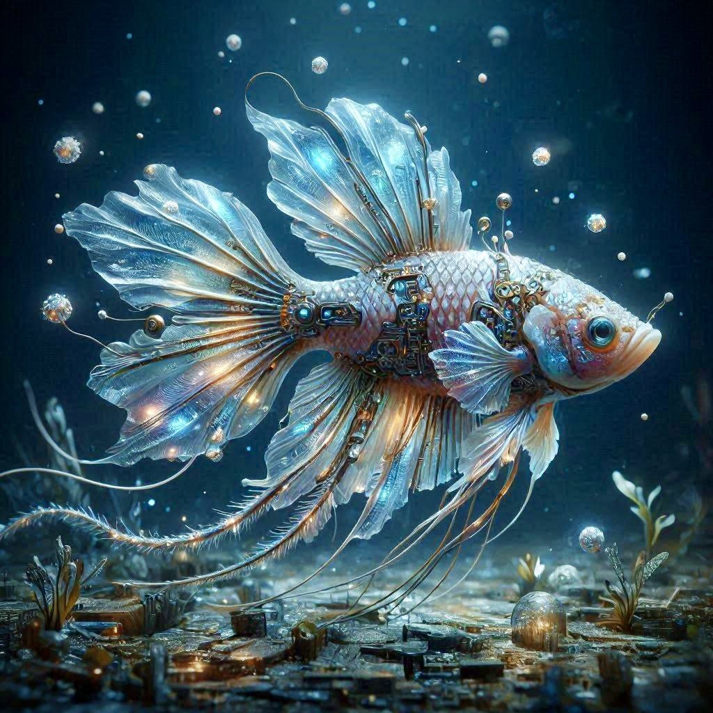 Fatcat2022's tweet photo. QT or share your Betta-Fish 🐟 art
#aiart #AIイラスト #bettafish https://t.co/hqnPoTfpJ4