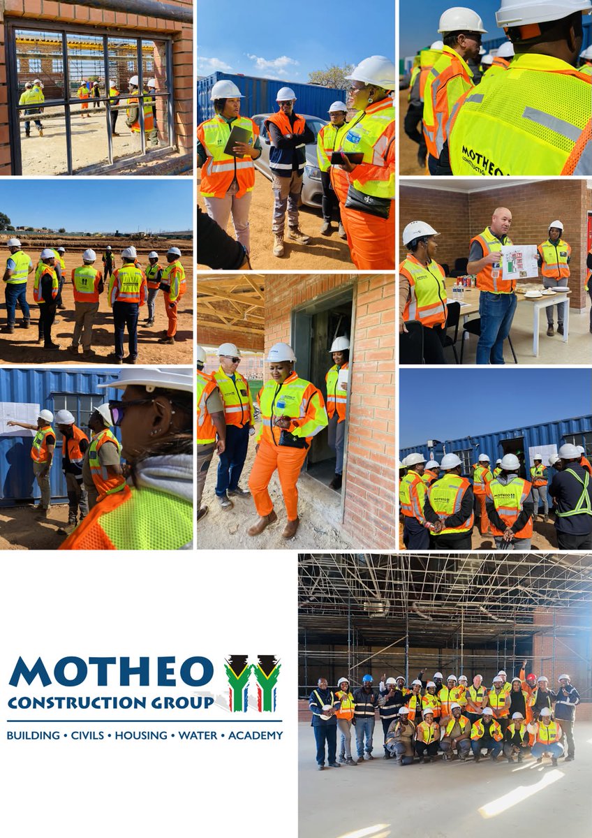 MotheoGroup's tweet photo. Motheo’s Pulse! in 60 Seconds 
This week, our leadership team had the privilege of joining our teams on the ground across the various sites where Motheo is hard at work contributing to SA’s built environment growth. Incredible team. Keep it up!
#trulyempowered 
#motheo https://t.co/OSblRinLpk