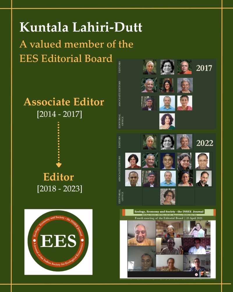 INSEE_22's tweet photo. #CelebrationofRecognitionCongratulations to our former editor Kuntala Lahiri-Dutt, Emeritus Professor at The Australian National University on receiving the Distinguished Geographical Practice from the INTERNATIONAL GEOGRAPHICAL UNION (IGU).
@kuntala2
@IGU_Geography https://t.co/dhXydDpOcp