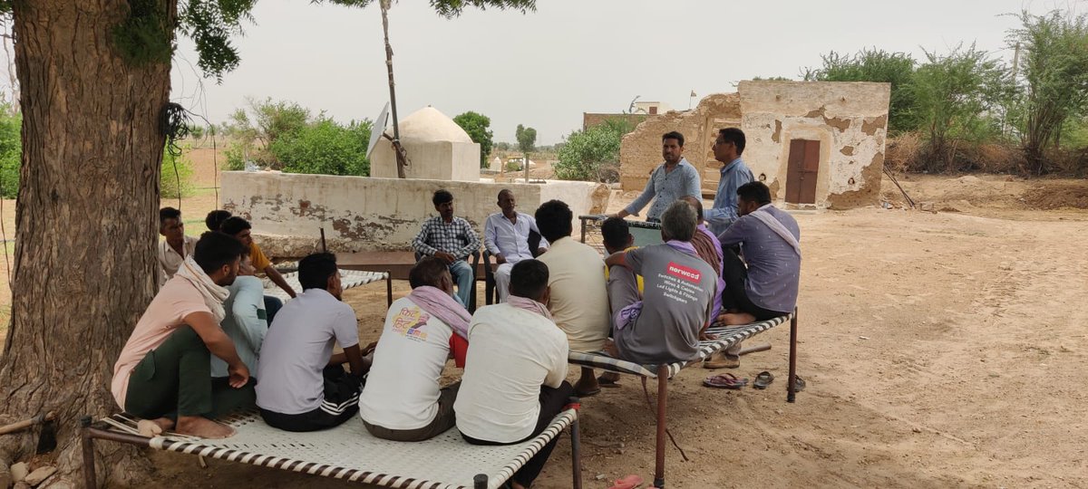 CiahIcar's tweet photo. Organized "Khet Bachao Abhiyan" at Shobhasar and
Bharupawa, Bikaner on 17.06.2026
Team: Dr. B.R. Choudhary, Dr. R.P. Meena, and Dr. S.R. Meena
#ICAR #CIAH @icarindia #KhetBachaoAbhiyan #NaturalFarming @AgriGoI https://t.co/j4WQjmNMoq