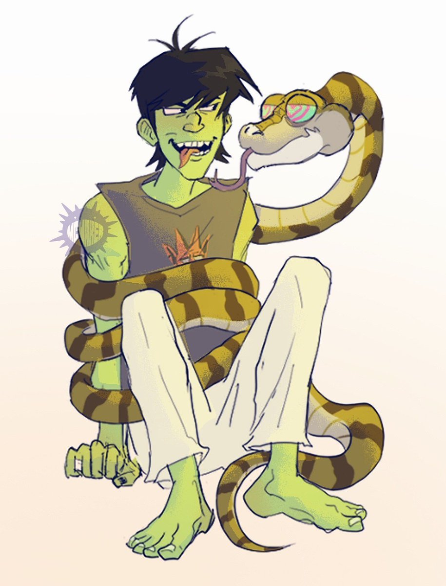 mcw4ker's tweet photo. #Gorillaz #2D #Murdoc 
The Mountain p. 1\2 https://t.co/PWqDBsQORc