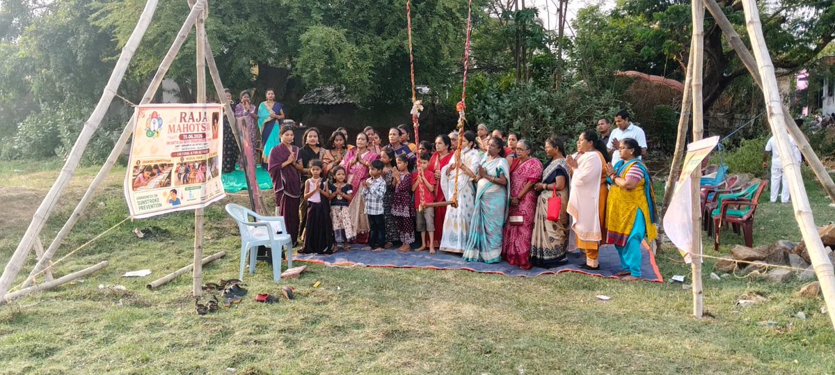 sathyasaiodisha's tweet photo. Loving Sairam..
With the blessings of Bhagawan Sri Sathya Sai Baba, Berhampur Samithi of Ganjam–1 Sai district joyfully celebrated Raja Mahotsav on 15th June 2026 at Sukunda Grama Seva Village.
#rajamahotsav2026
#Samithilevel
#Ganjam1
-Media Team https://t.co/kTMUUmUmGf