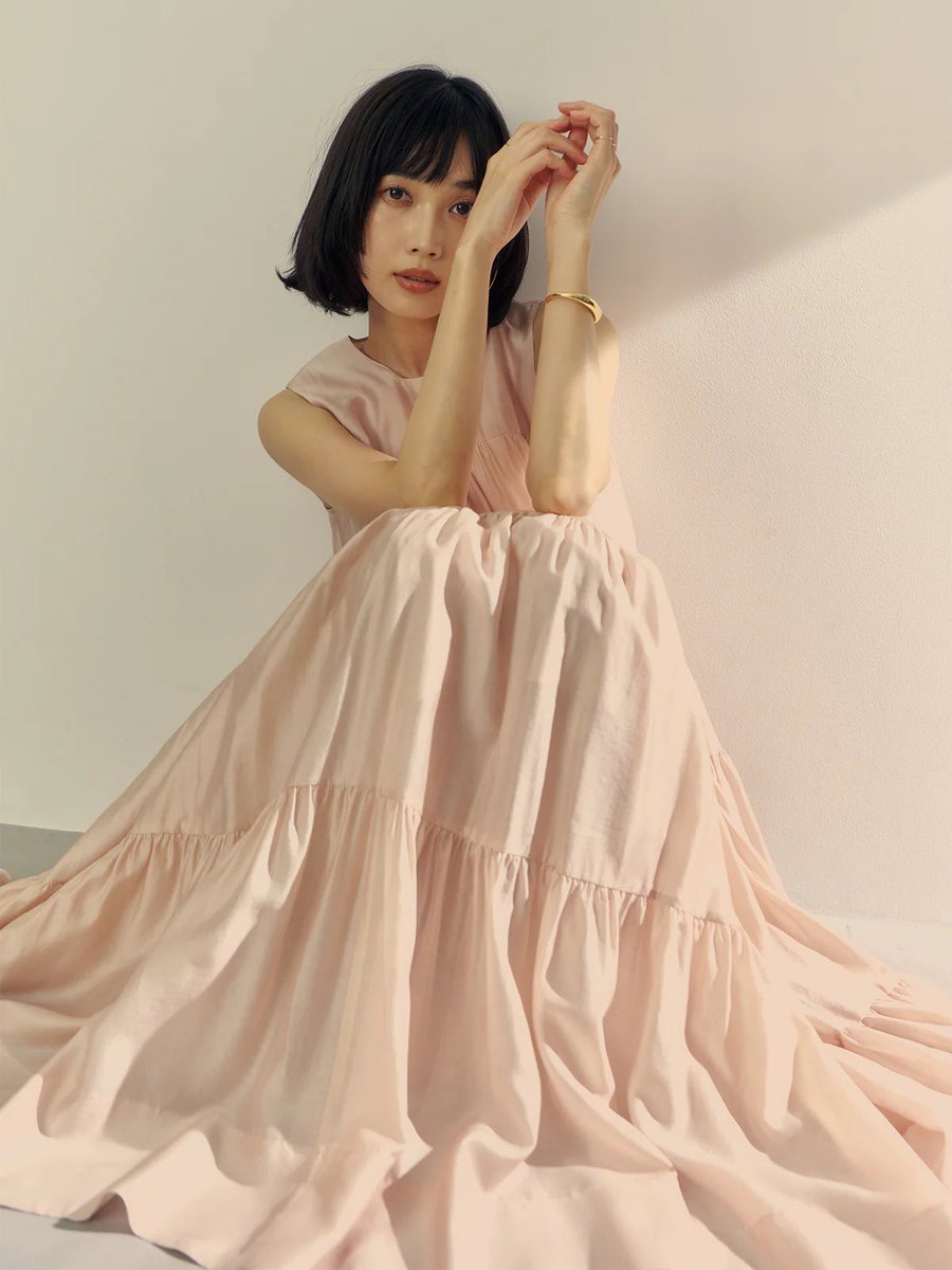_risa526's tweet photo. anuansのティアードワンピース
エクリュが人気かと思いきやアイスブルーが一番人気なのね！🫧
次いでピンクベージュとブラックの0が売り切れてる...！開始1時間足らずでなくなってた🥲

ティアードワンピース欲しいけど28,600円かぁ😭 https://t.co/GWzEk8VVk3